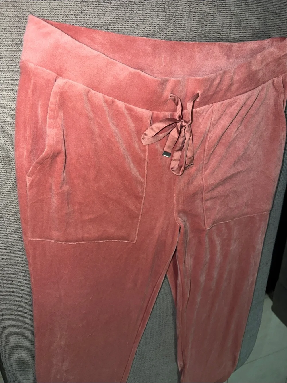 Soma intimates 2 Piece Set Clay Rose Velour Pajama Set